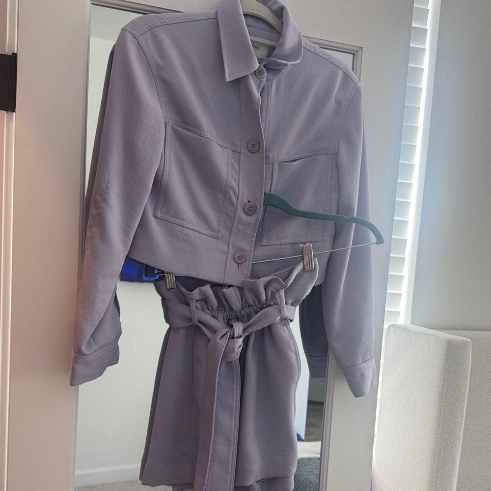 Aritzia Lavender Utility Jacket